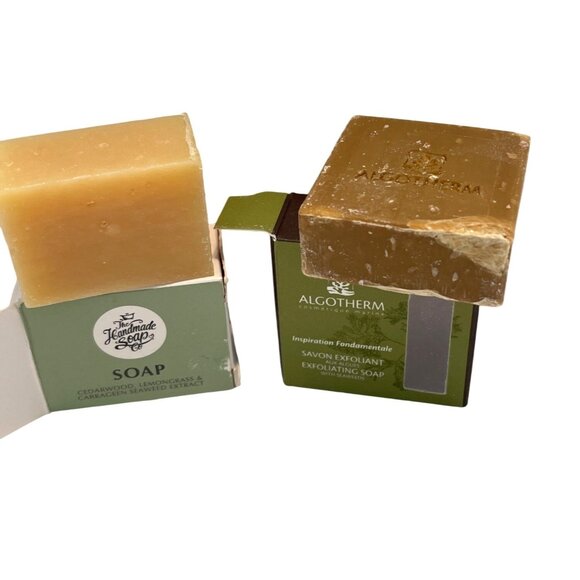 Luxury Soap Clarins Elemis Handmade Facial Bath Body Spa Travel Mini Set of 6 - Picture 11 of 11